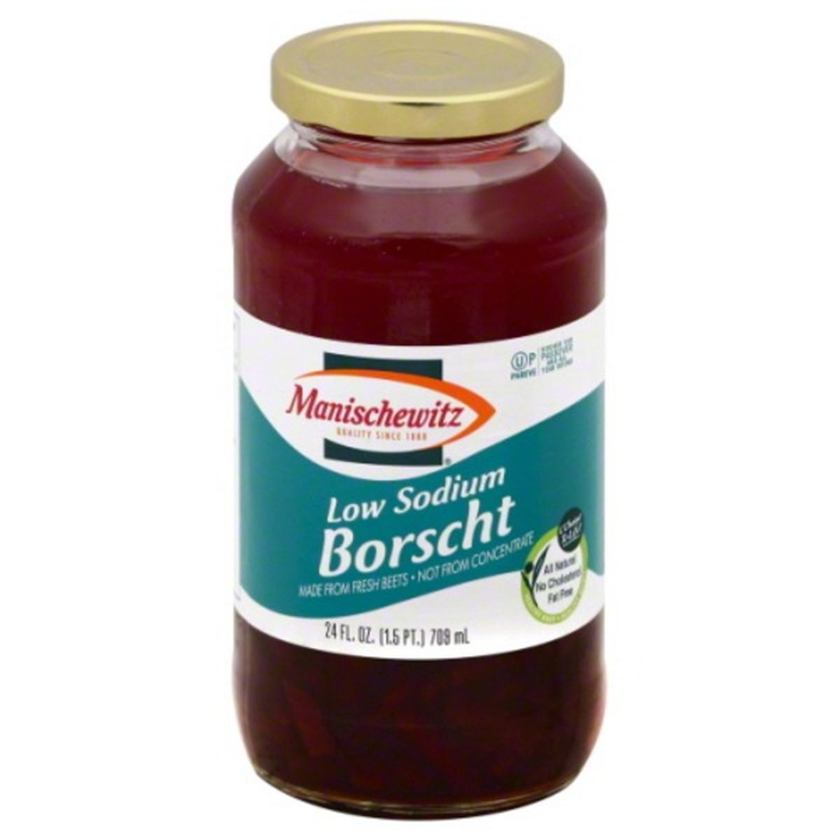 Calories in Manischewitz Borscht, Low Sodium