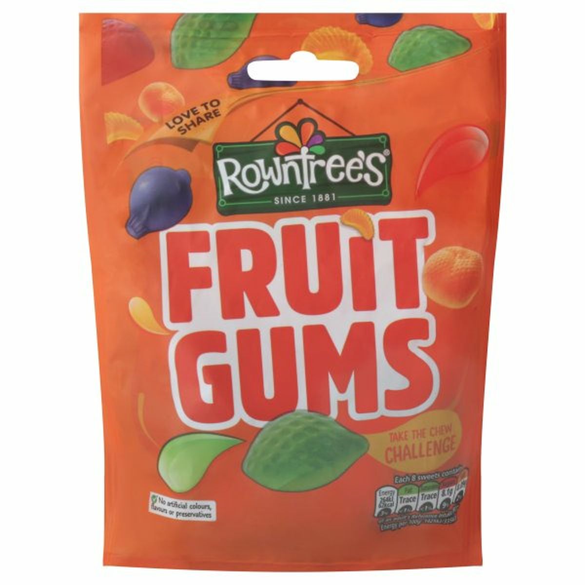 Calories in Rowntree's Fruit Gums