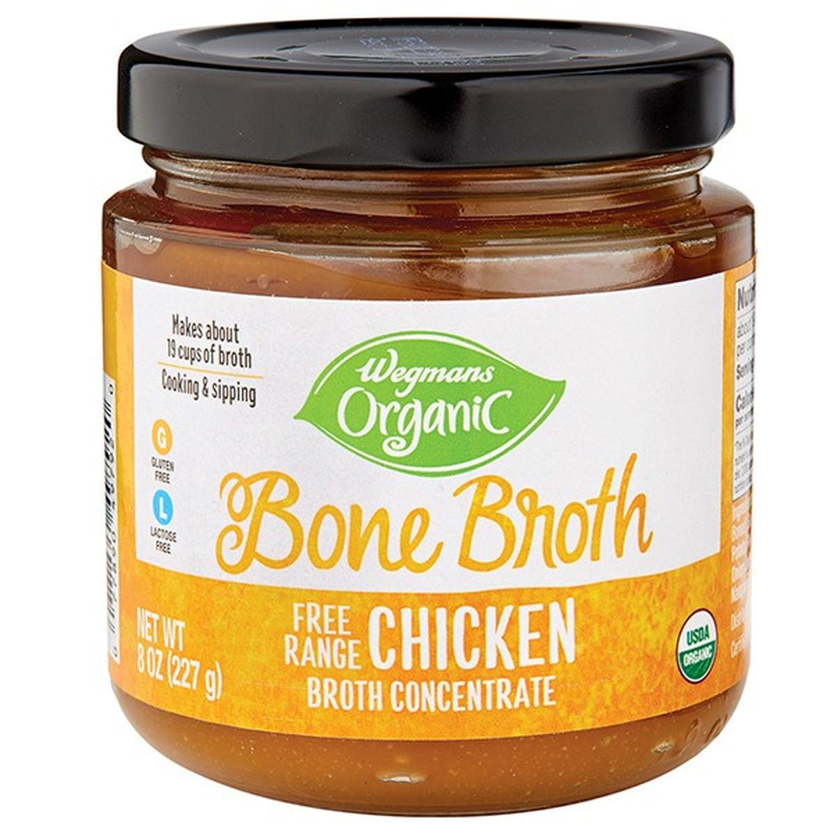 Calories in Wegmans Organic Chicken Bone Broth Concentrate