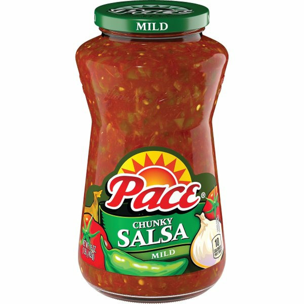 Calories in Paces Mild Chunky Salsa