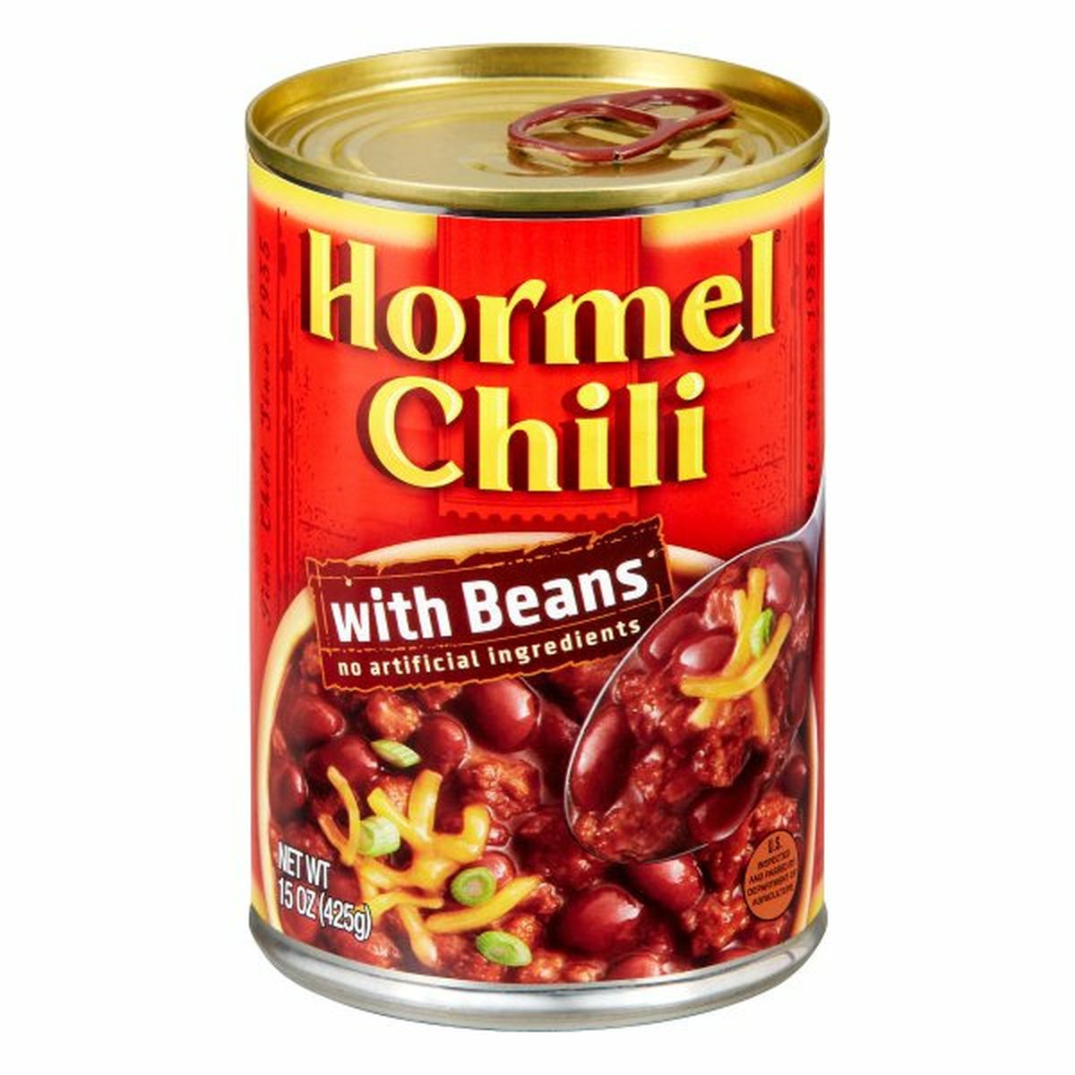 Calories in Hormel Chili, with Beans