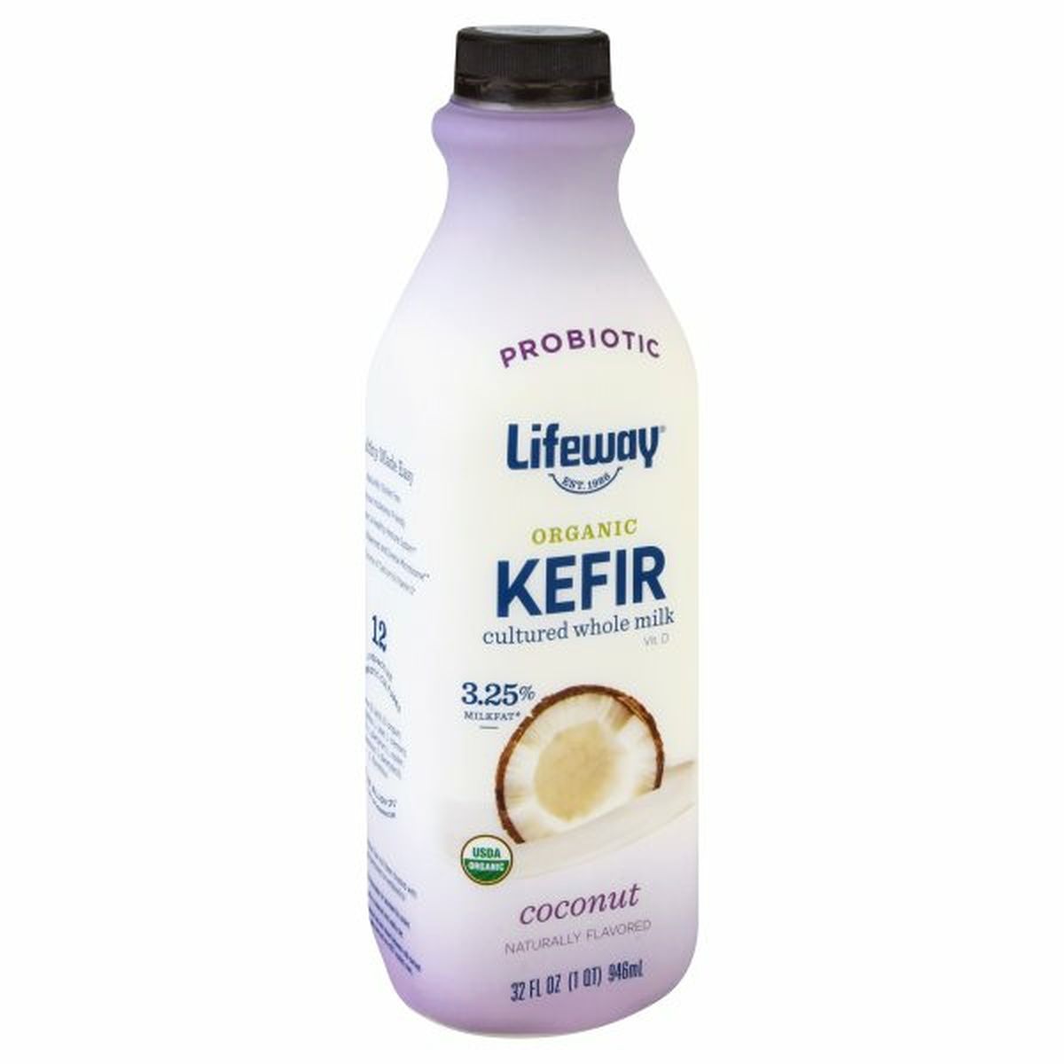 Calories in Lifeway Kefir, Organic, Coconut