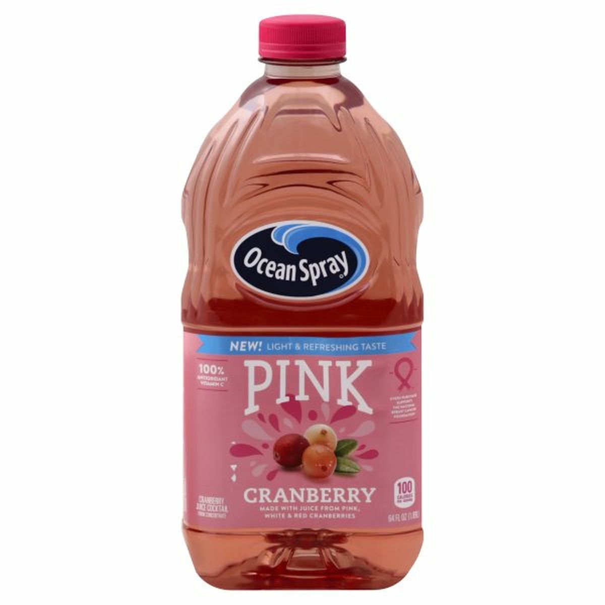 Calories in Ocean Spray Juice Cocktail, Cranberry, Pink