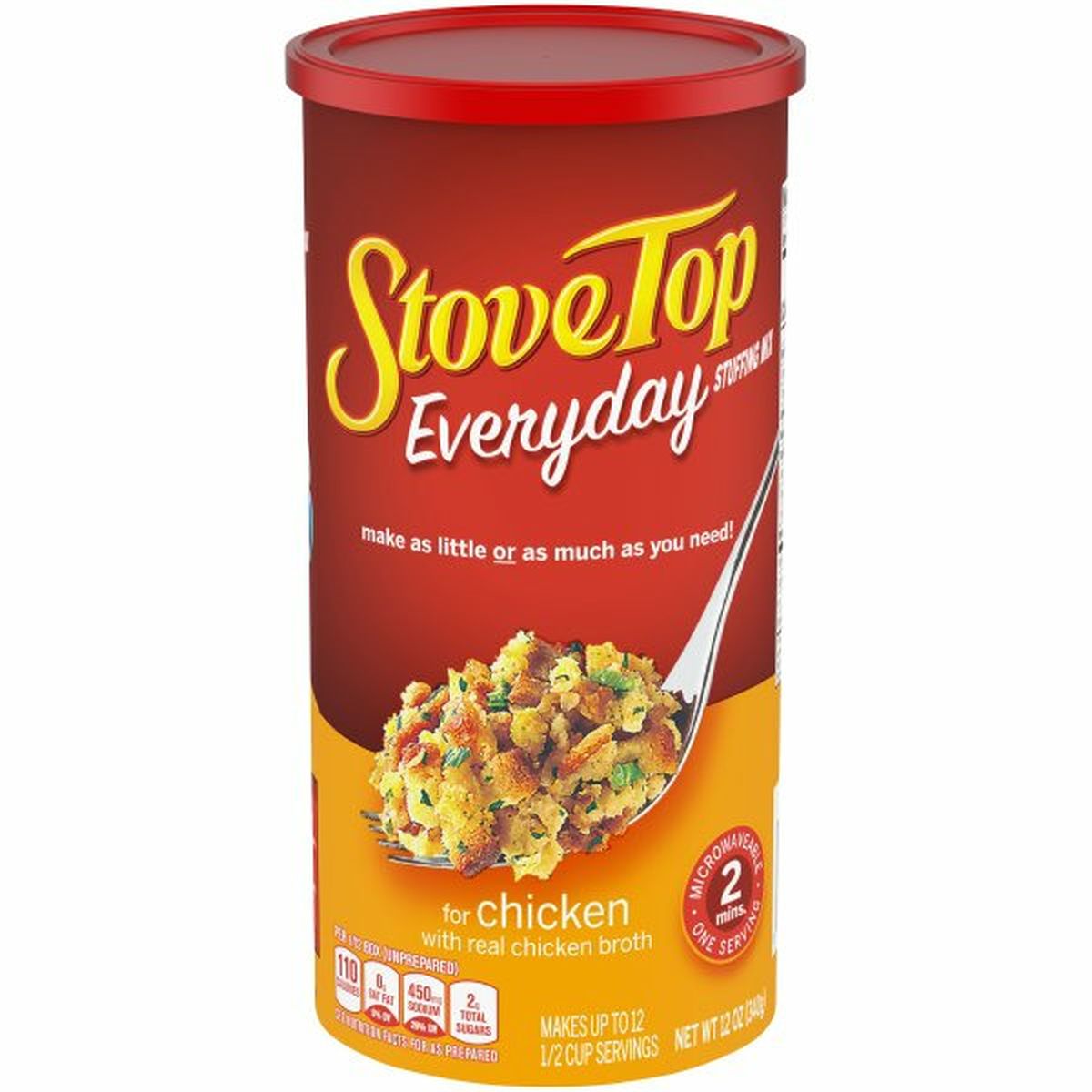 Calories in Kraft Stove Top Everyday Stuffing Mix for Chicken