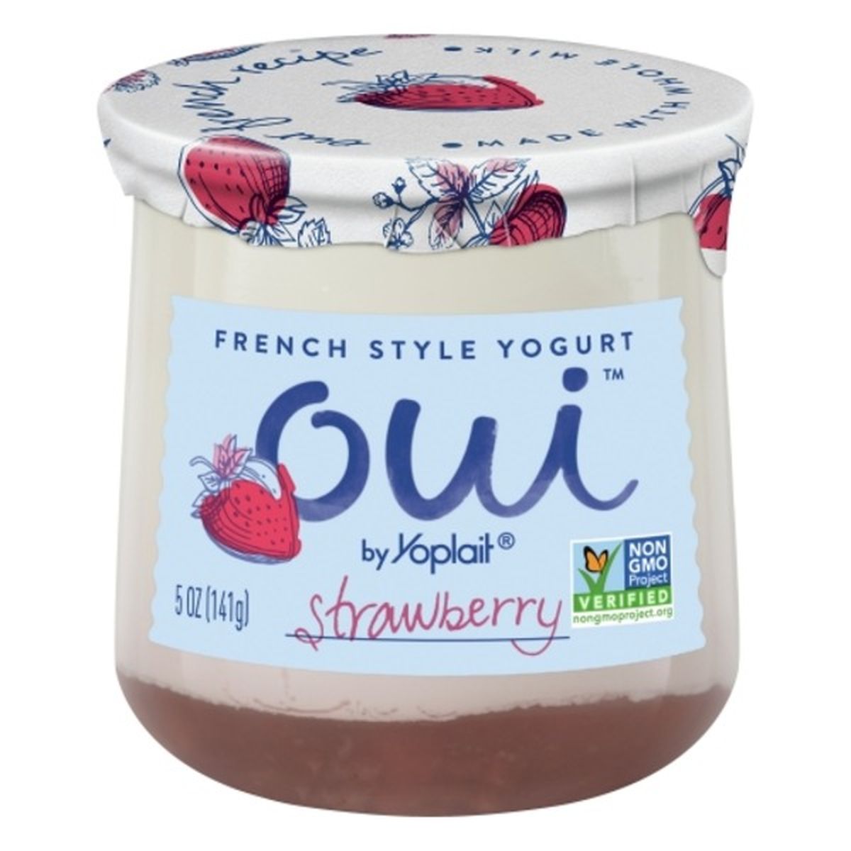 Calories in Oui by Yoplait Yogurt, Strawberry, French Style
