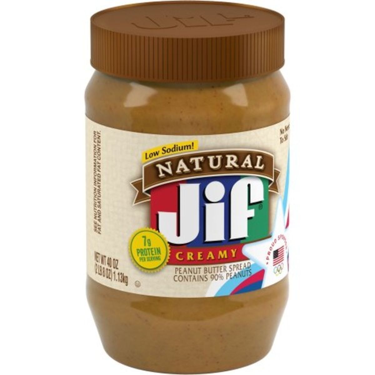 Calories in Jif Natural Peanut Butter Spread