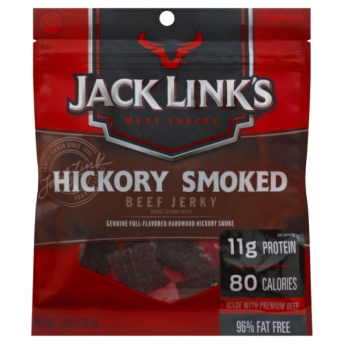 Calories in Jack Link's Beef Jerky, Hickory Smoked