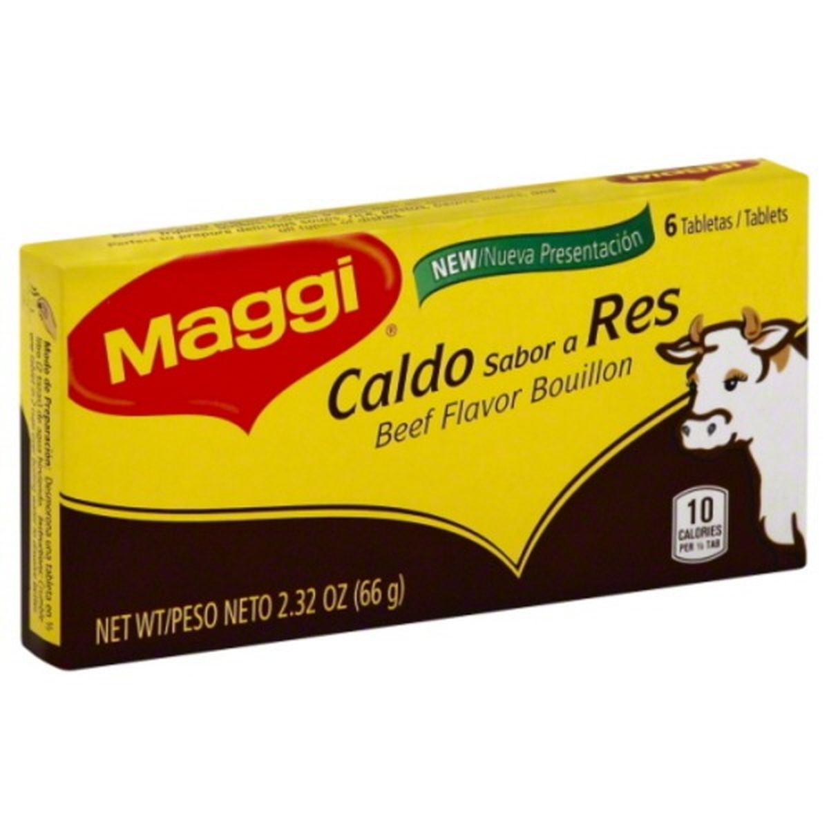 Calories in Maggi Bouillon, Beef Flavor, Tablets