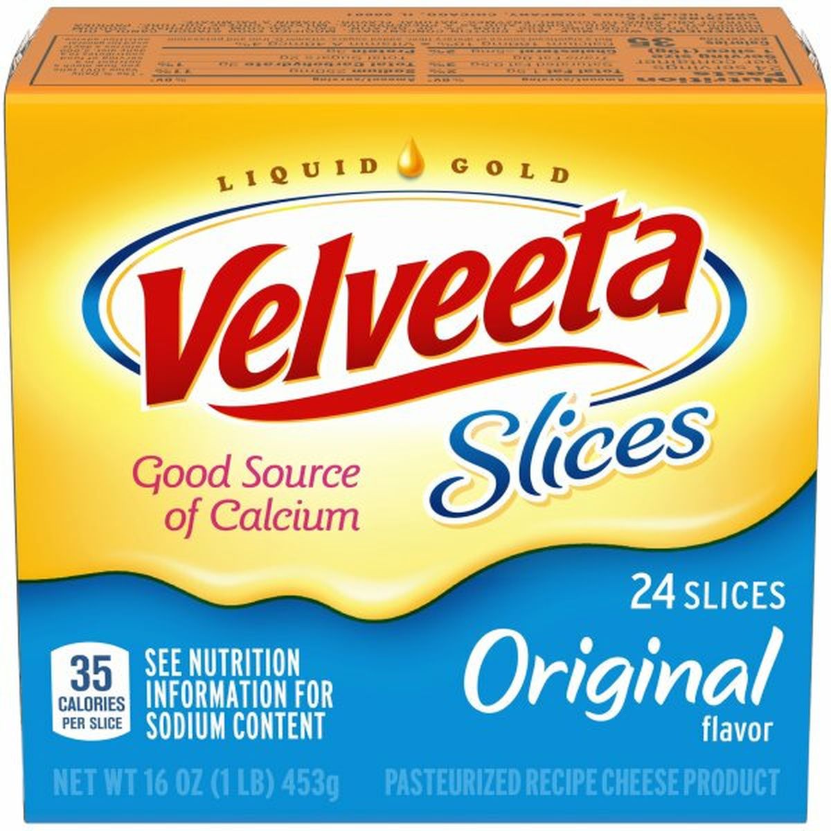 Calories in VELVEETA Original Cheese Slices