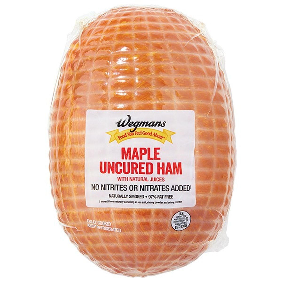 Calories in Wegmans Uncured Maple Ham