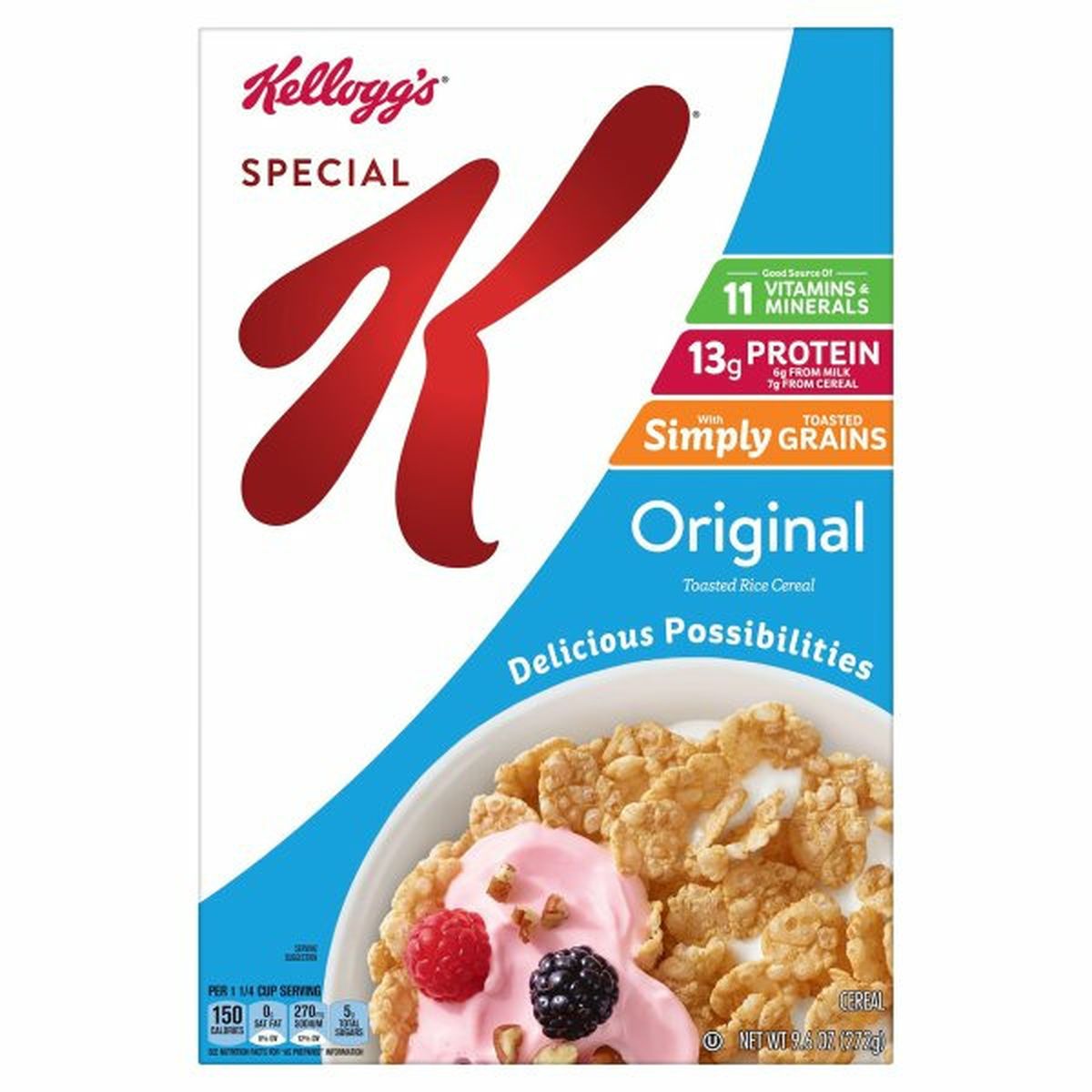 Calories in Kellogg's Special K Rice Cereal, Original