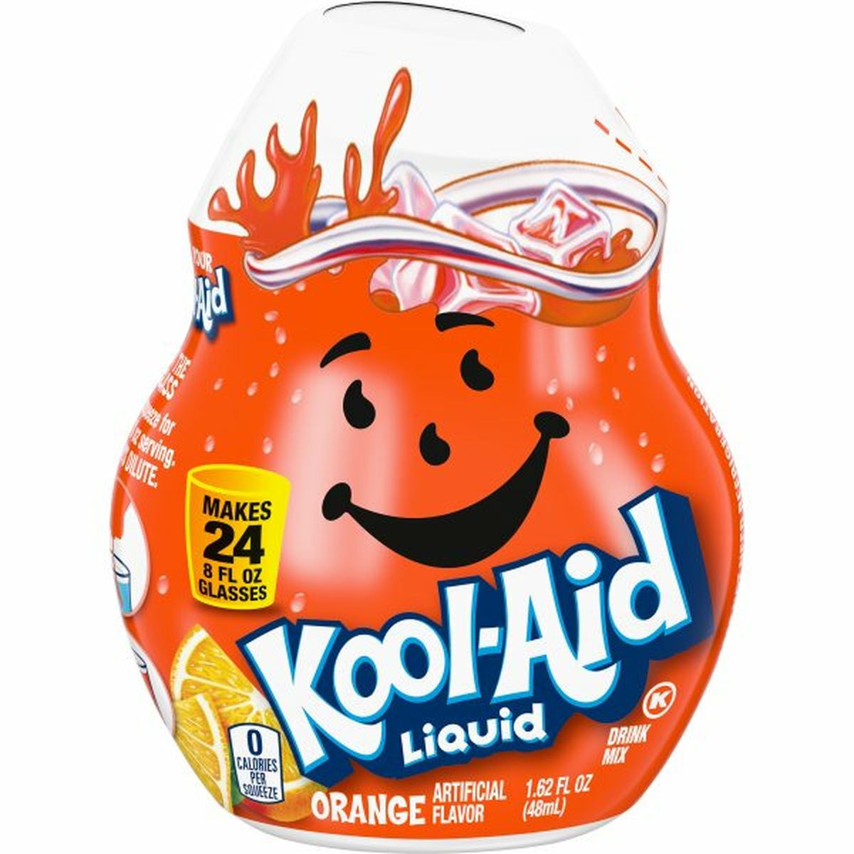 Calories in Kool-Aid Orange Liquid Drink Mix
