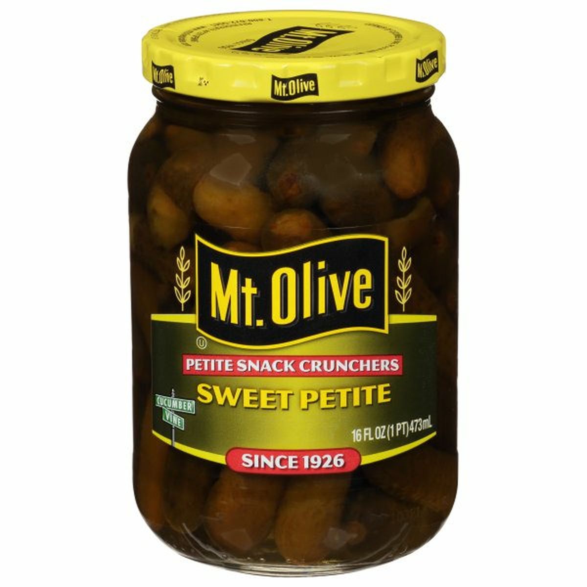 Calories in Mt. Olive Pickles, Sweet Petite