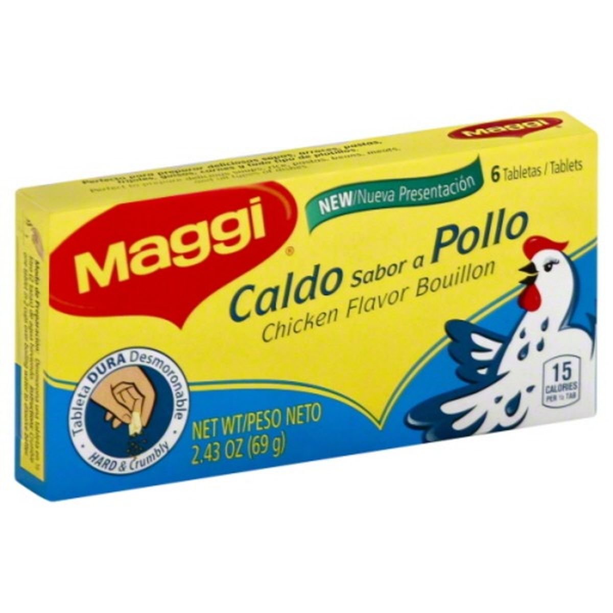 Calories in Maggi Bouillon, Chicken Flavor
