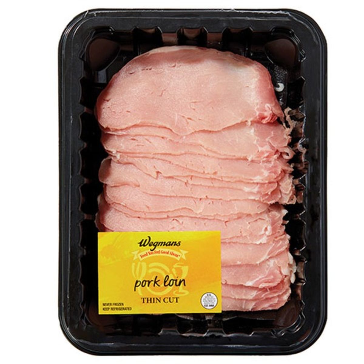 Calories in Wegmans Thin Cut Pork Loin
