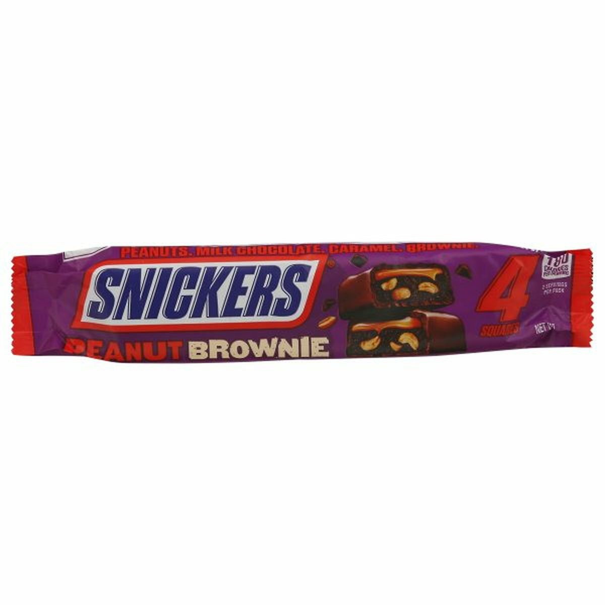 Calories in Snickers Squares, Peanut Brownie