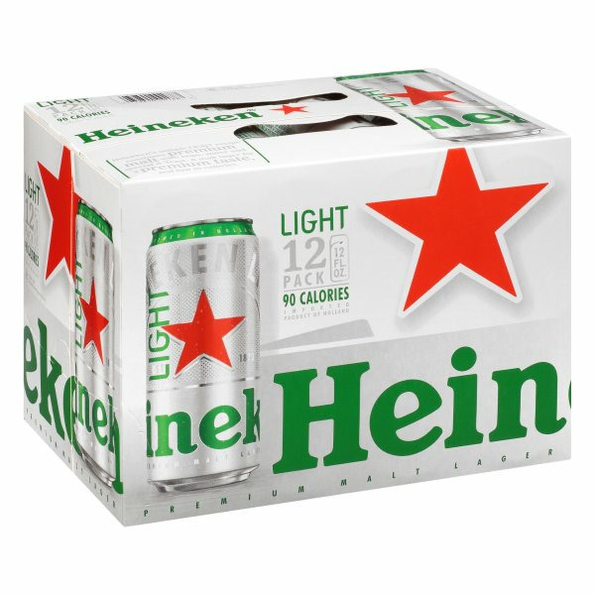 Calories in Heineken Premium Light Beer Fridgepack  12/12 oz cans