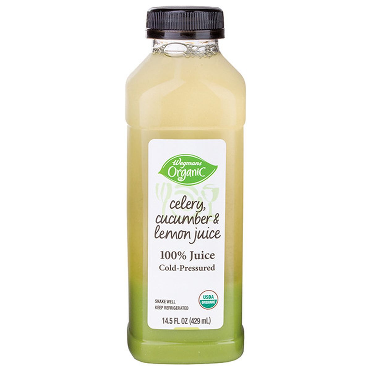 Calories in Wegmans Organic Juice, Celery Cucumber Lemon