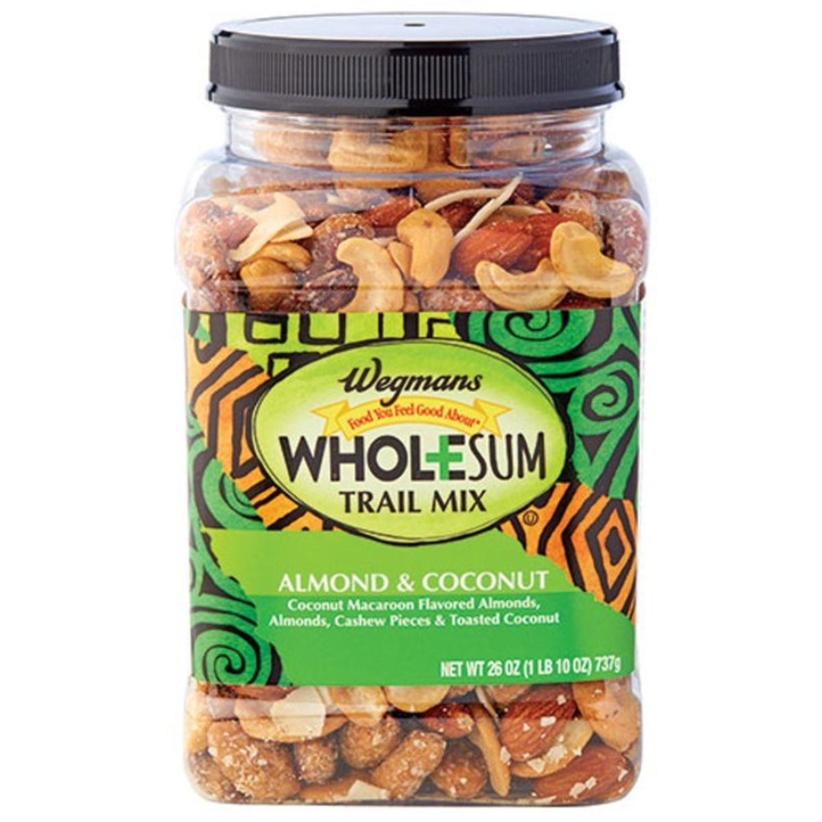 Calories in Wegmans Almond & Coconut Wholesum Trail Mix