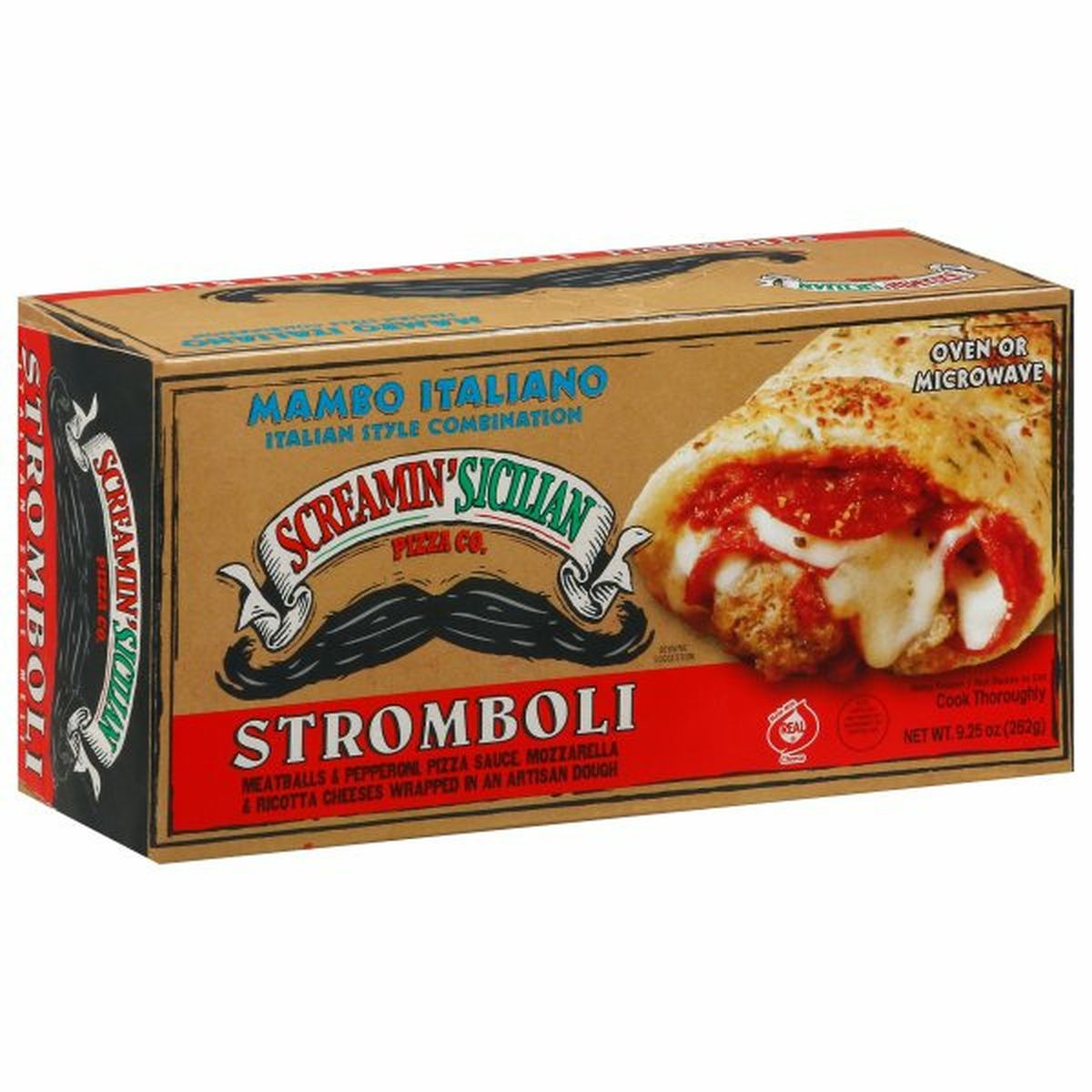 Calories in Screamin' Sicilian Stromboli, Mambo Italiano