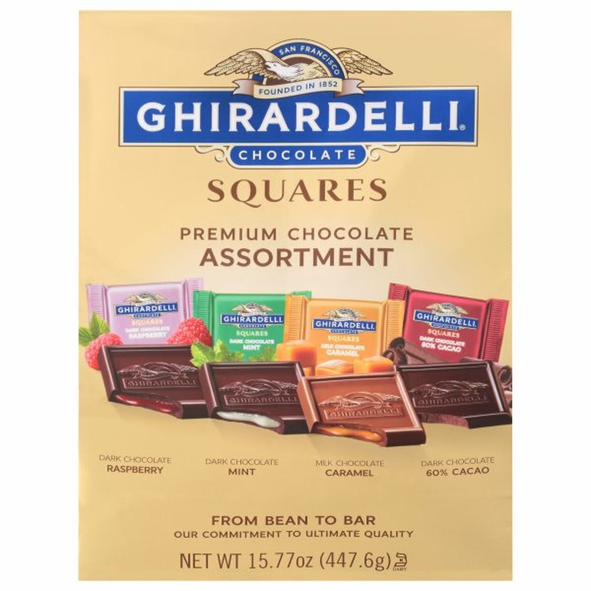 Calories in Ghirardelli Premium Chocolate Squares, Assortment