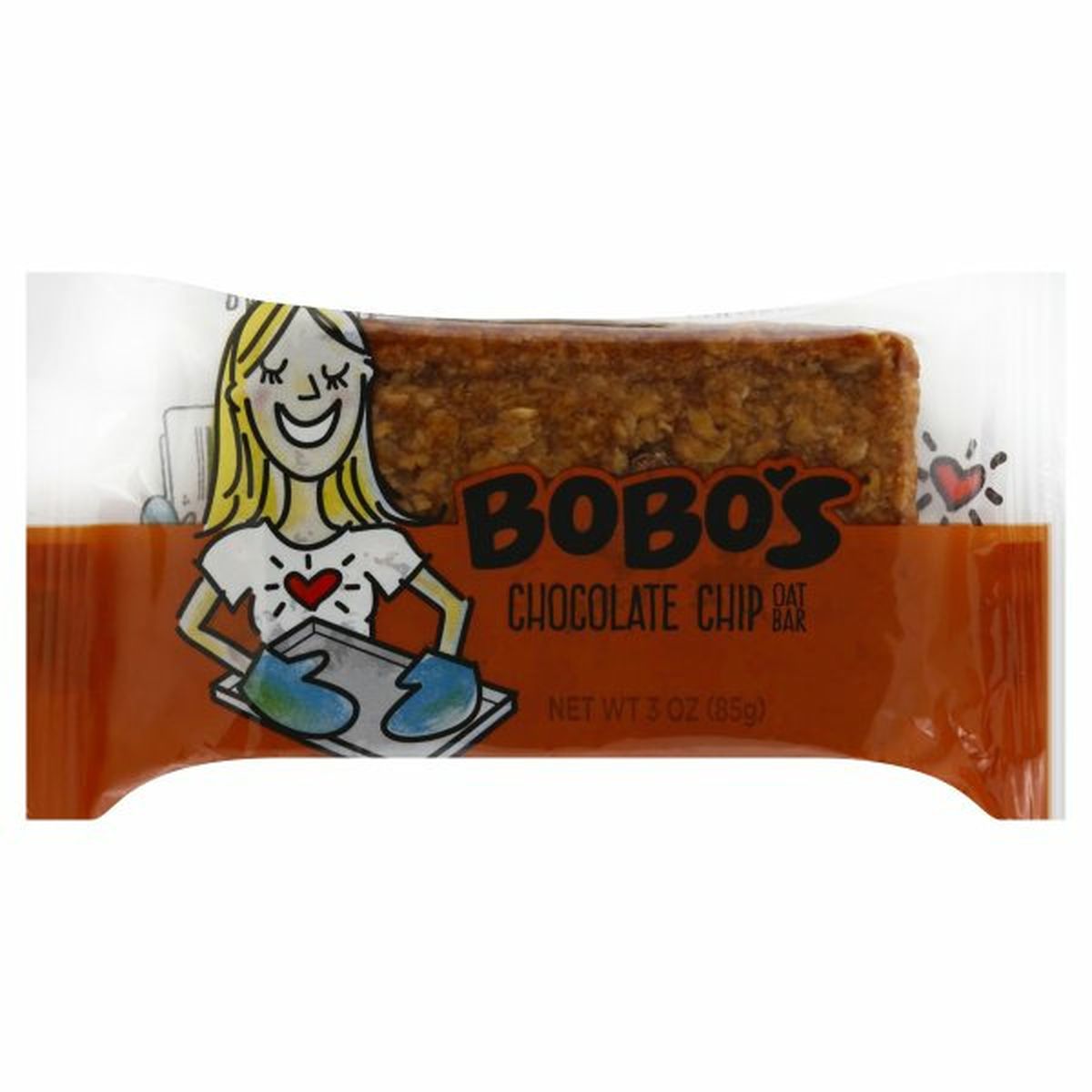 Calories in Bobo's Oat Bar, Chocolate Chip