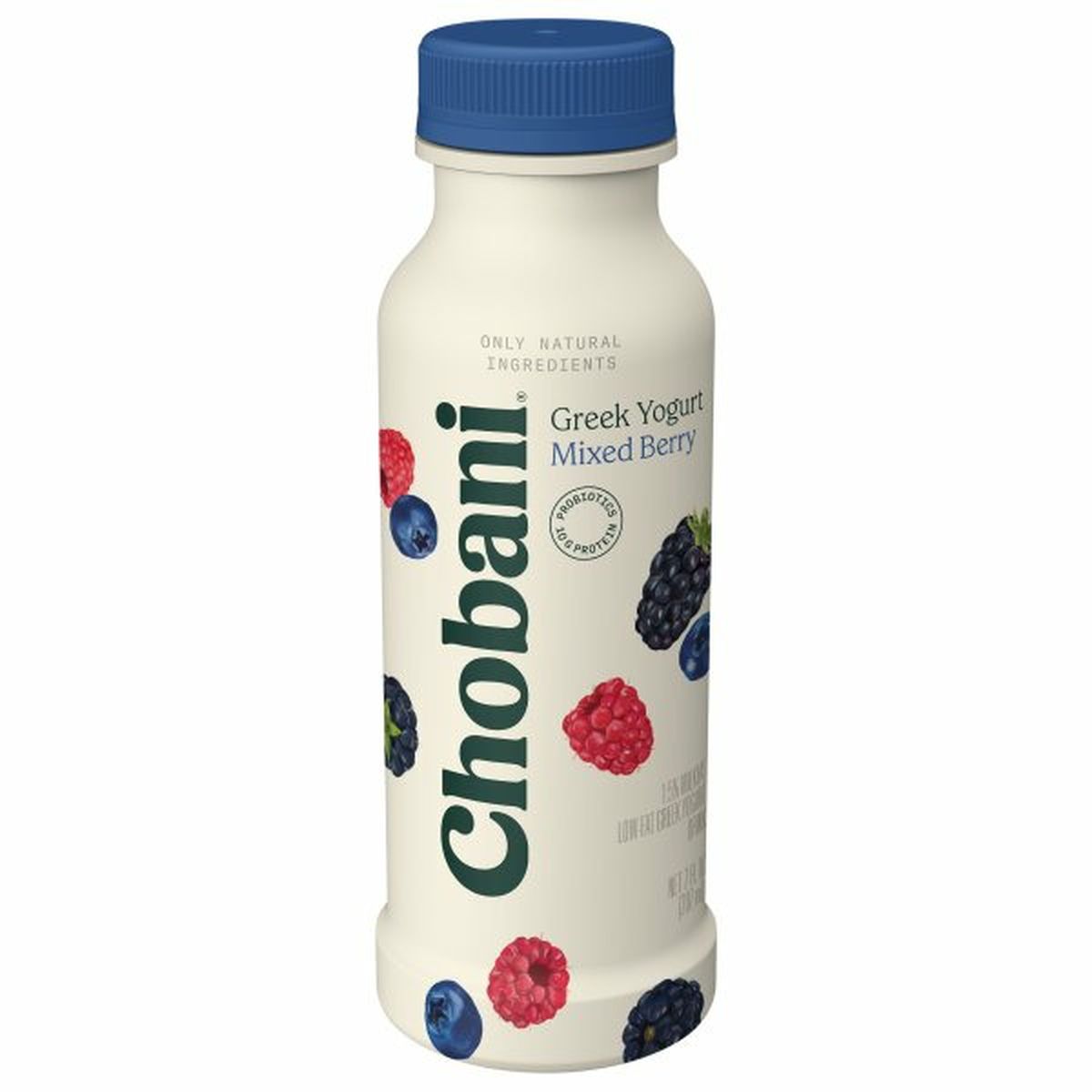 Calories in Chobani Yogurt Drink, Greek, Low-Fat, Mixed Berry