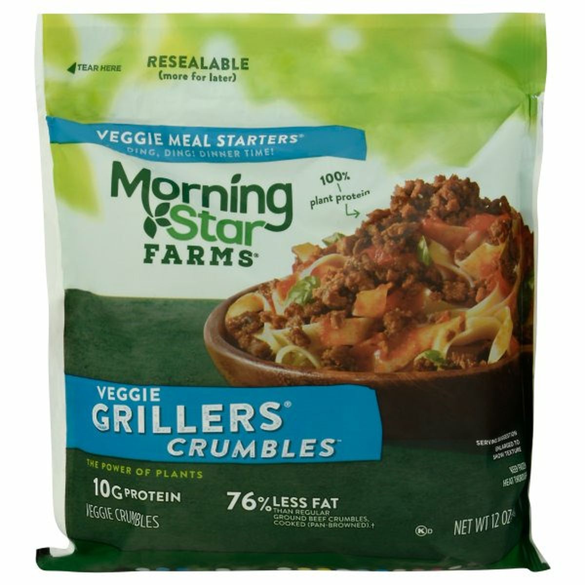 Calories in Morning Star Farms Grillers Veggie Crumbles
