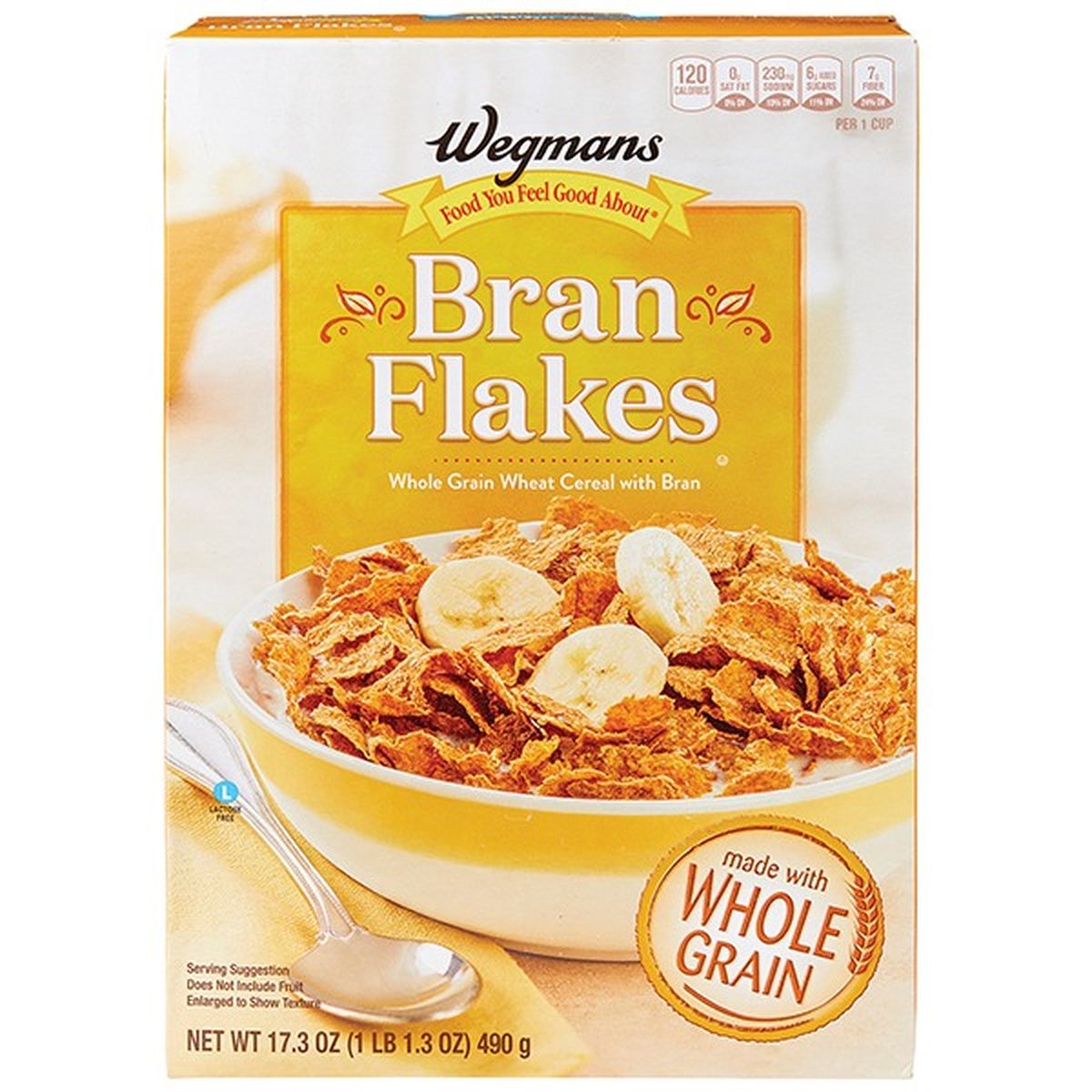 Calories in Wegmans Bran Flakes Cereal