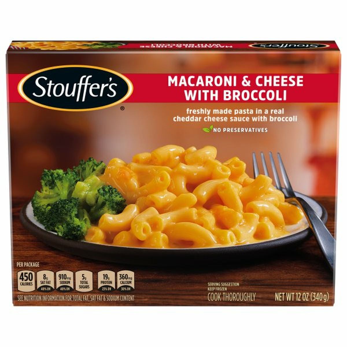 Calories in Stouffer's Macaroni & Cheese, with Broccoli