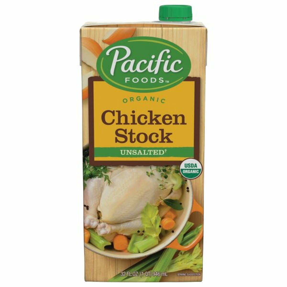 Calories in Pacific Stock, Organic, Chicken, Unsalted