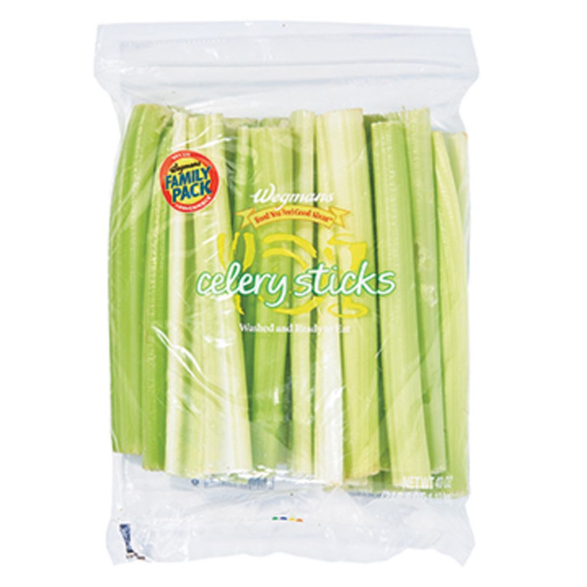 Calories in Wegmans Celery Sticks, FAMILY PACK