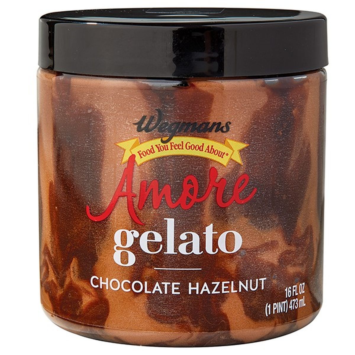Calories in Wegmans Amore Gelato, Chocolate Hazelnut