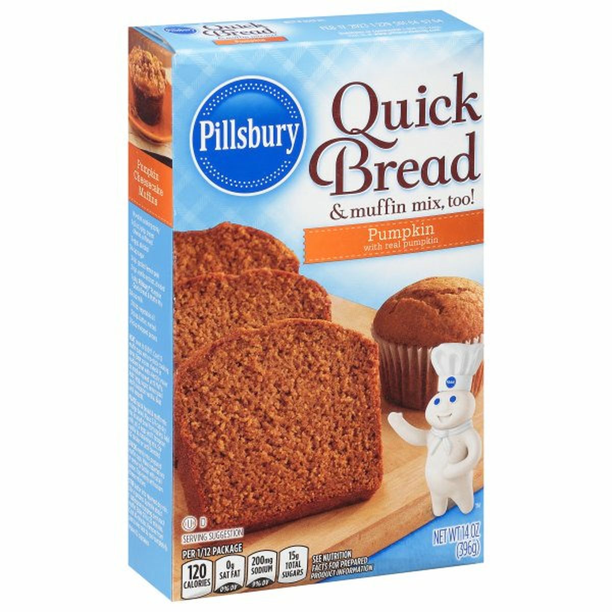 Calories in Pillsbury Quick Bread & Muffin Mix, Pumpkin