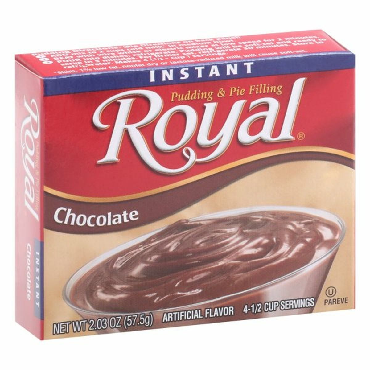 Calories in Royal Pudding & Pie Filling, Chocolate, Instant