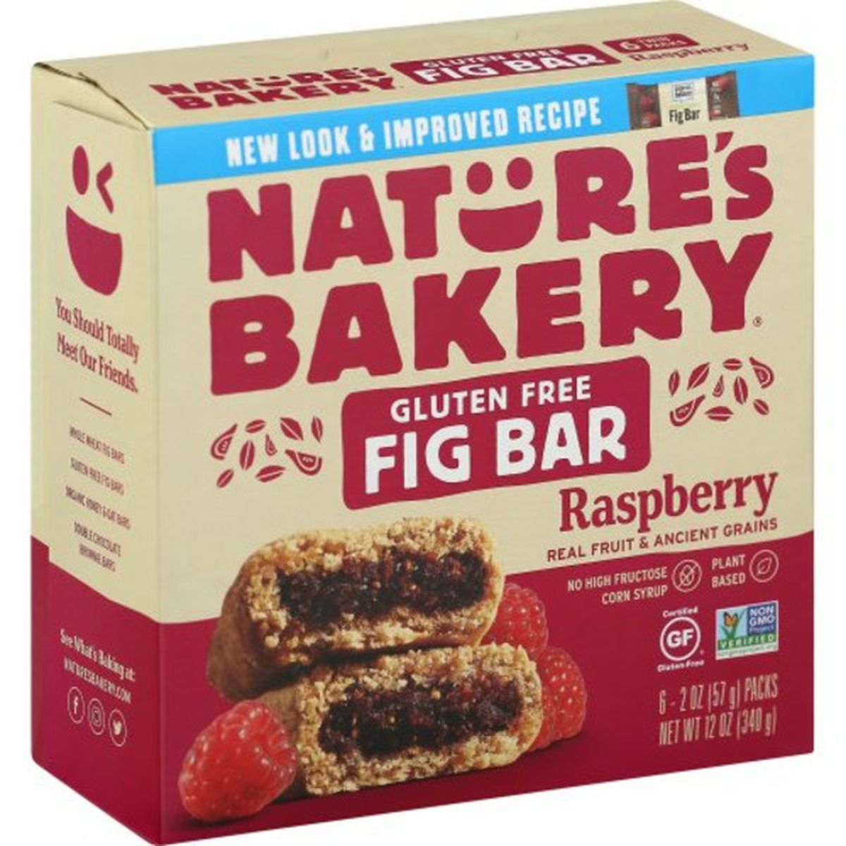 Calories in Nature's Bakery Fig Bar, Raspberry, Twin Pack