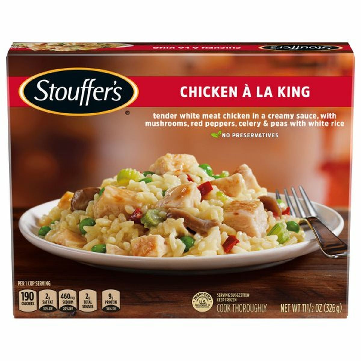 Calories in Stouffer's Chicken A La King