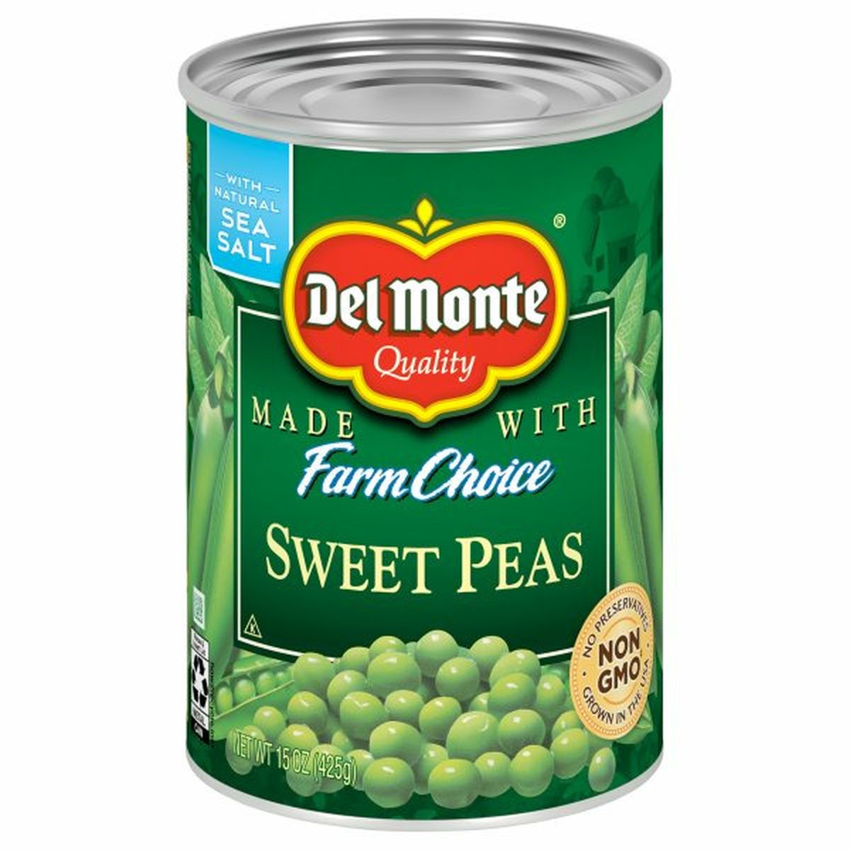 Calories in Del Monte Sweet Peas
