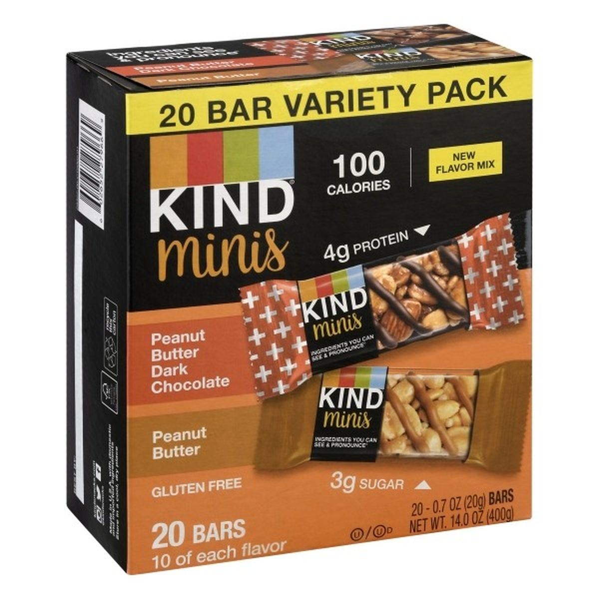 Calories in KIND Bars, Minis, Variety Pack