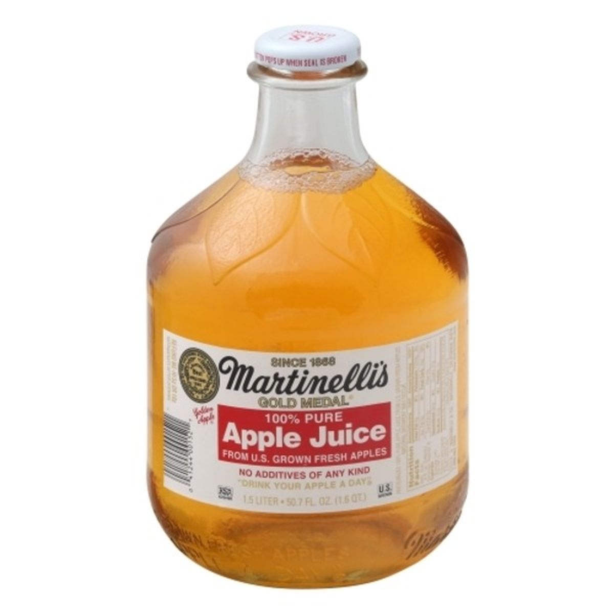 Calories in Martinelli's Juice, 100% Pure, Apple