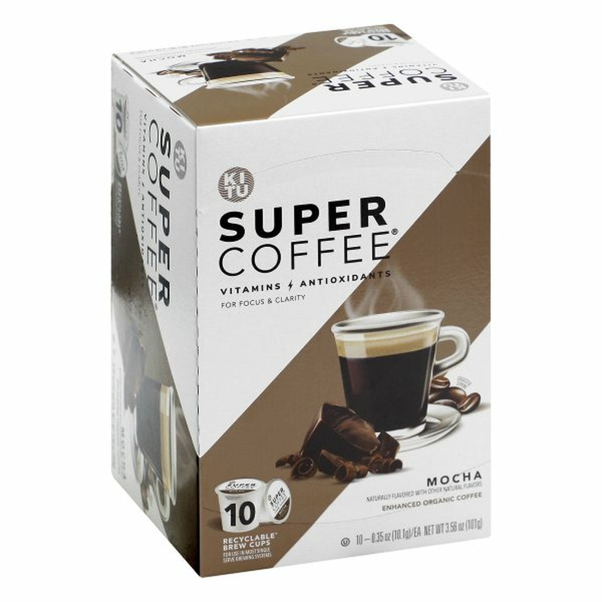Calories in Super Coffee Coffee, Mocha, Recyclable Brew Cups