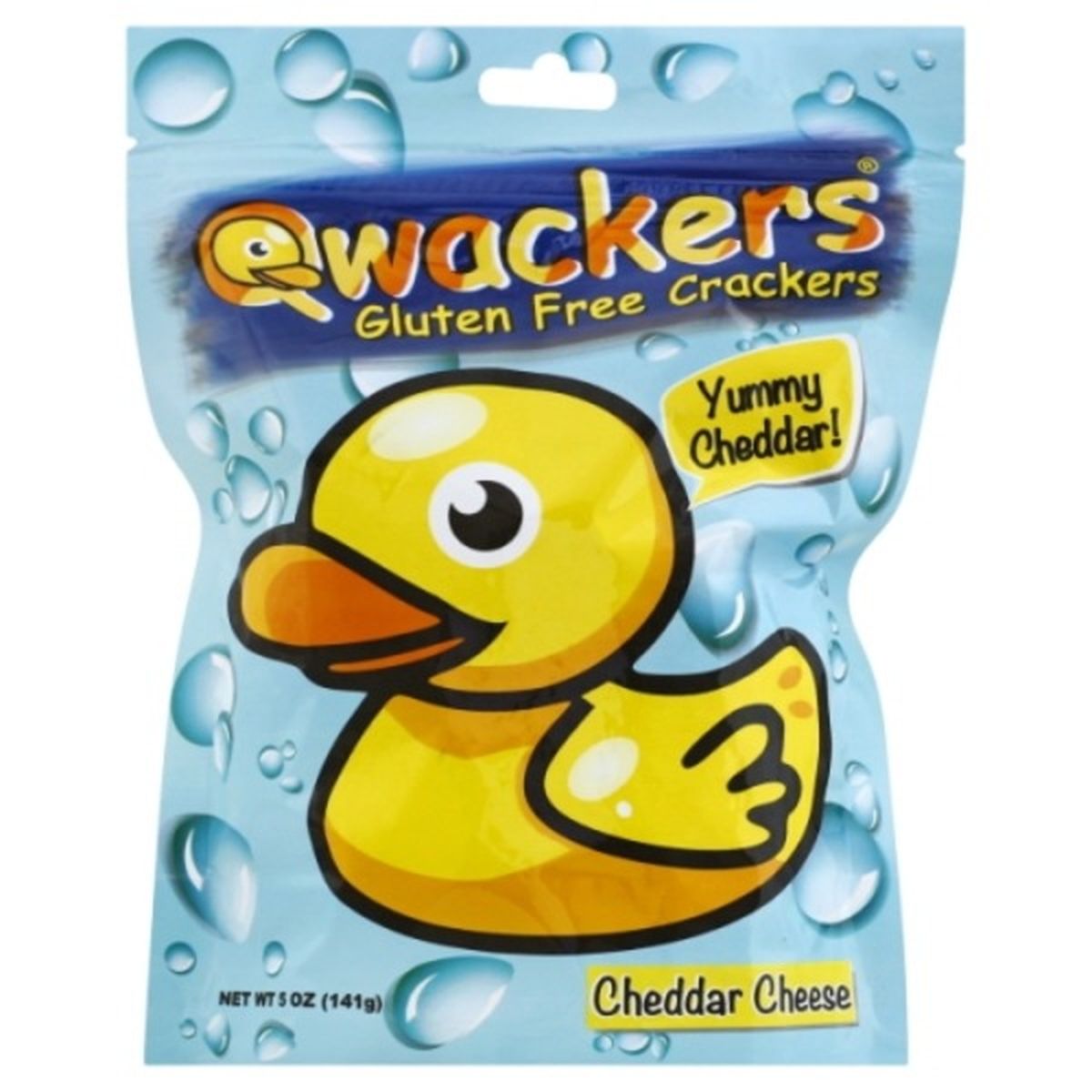 Calories in Qwackers Crackers, Gluten Free, Cheddar Cheese