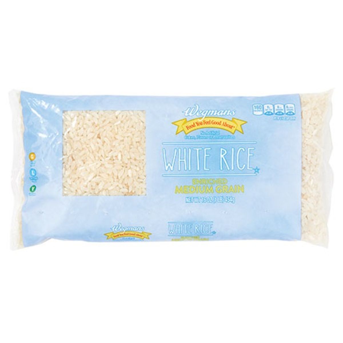 Calories in Wegmans Medium Grain White Rice