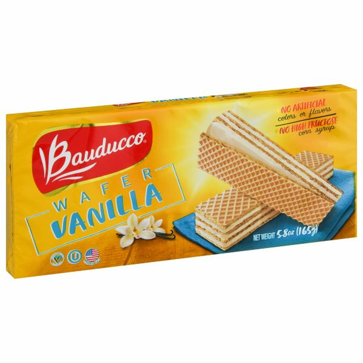 Calories in Bauducco Wafer, Vanilla