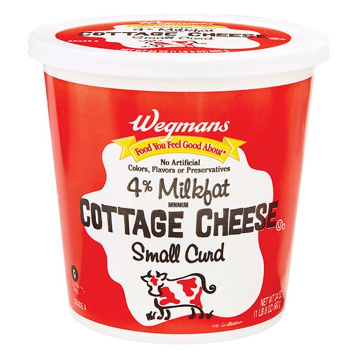 Calories in Wegmans Small Curd Cottage Cheese
