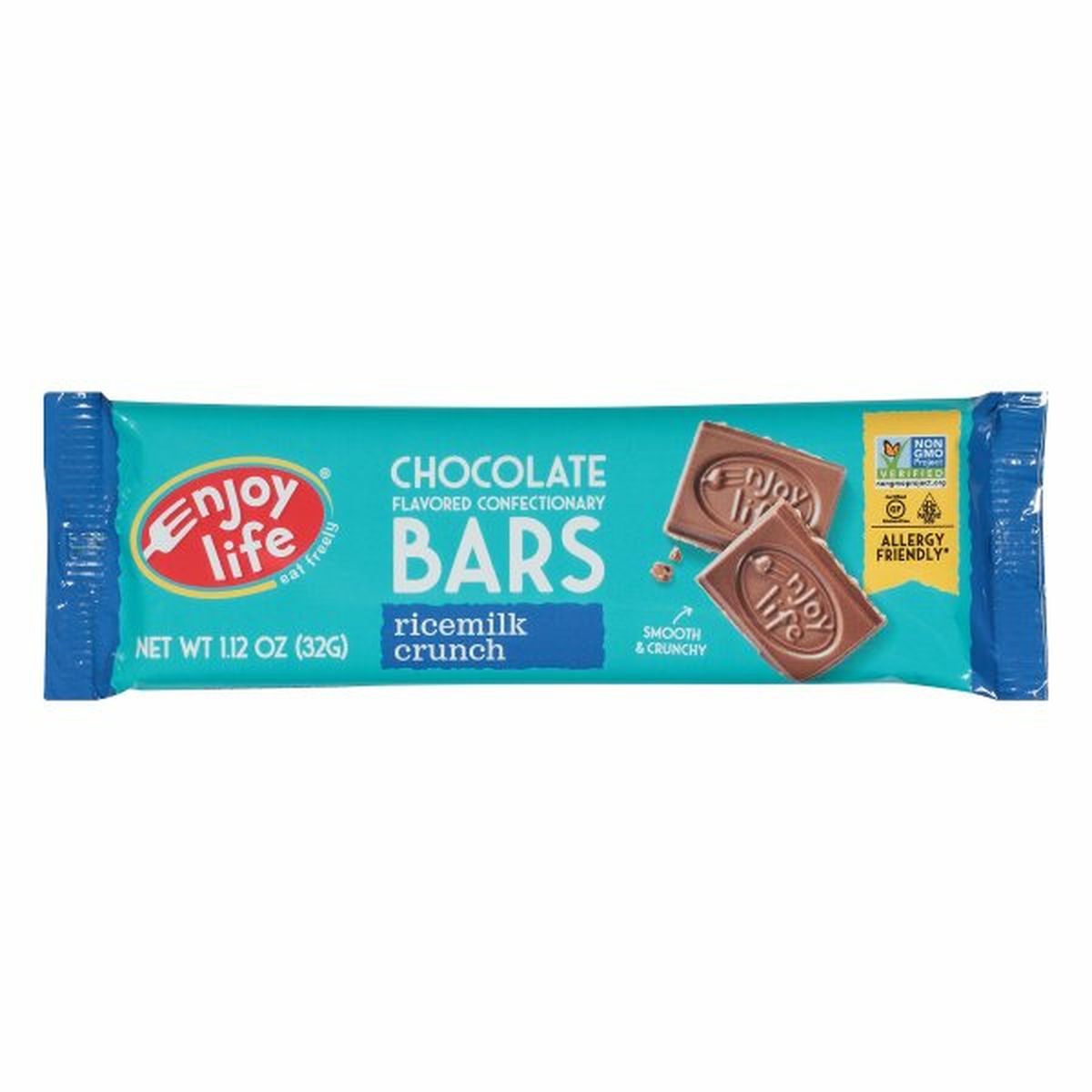 Calories in Enjoy Life Foods Chocolate Bars, Ricemilk Crunch