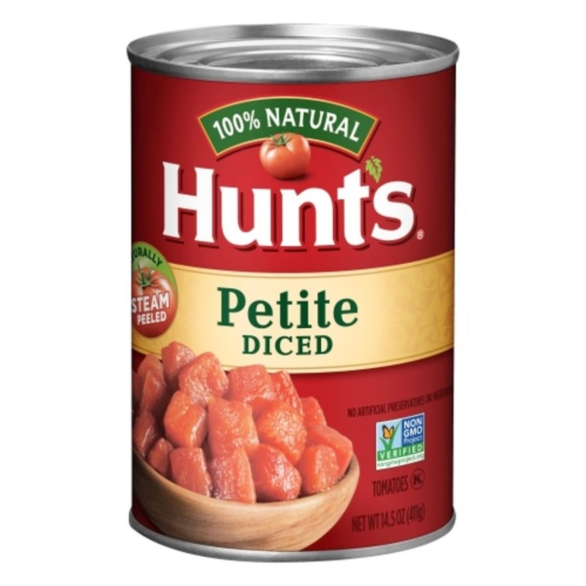 Calories in Hunt's Tomatoes, Petite, Diced