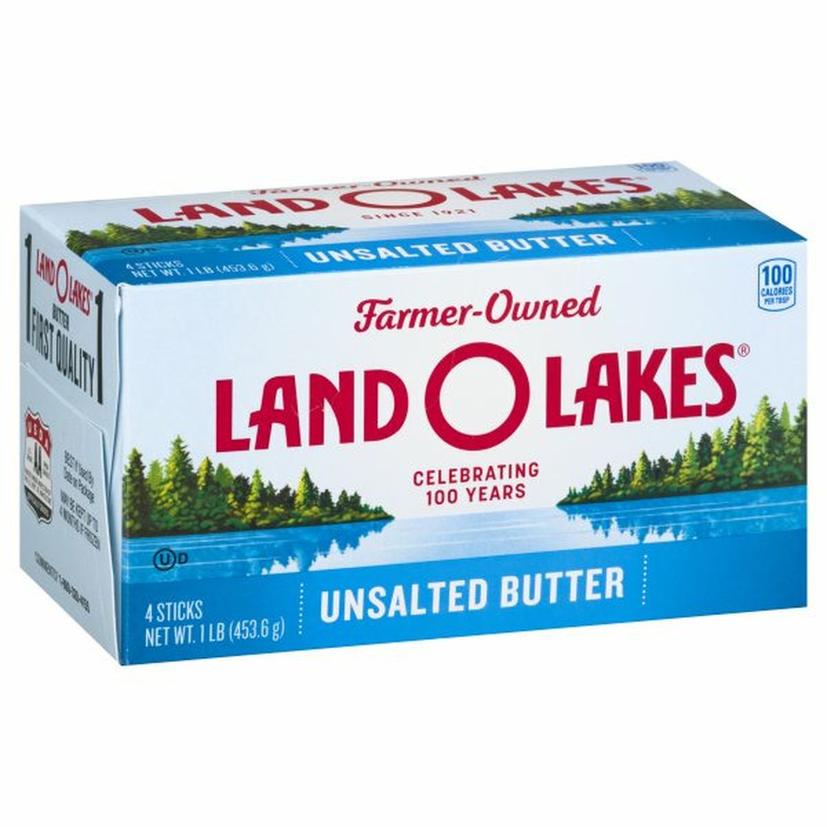 Calories in Land O Lakes Butter, Unsalted
