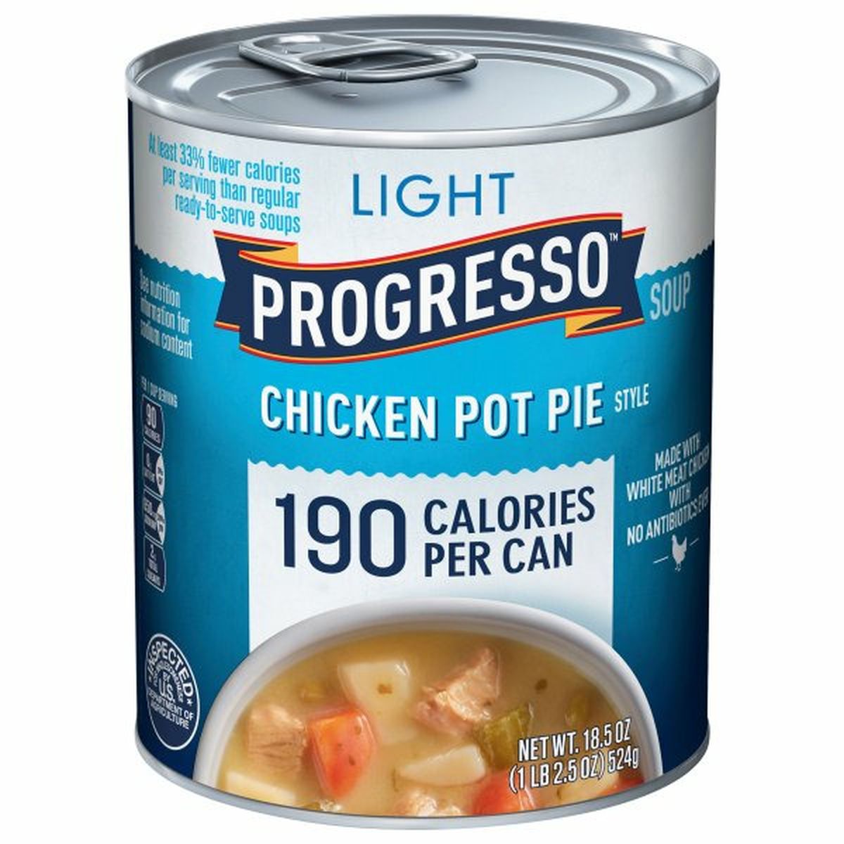 Calories in Progresso Soup, Chicken Pot Pie Style, Light