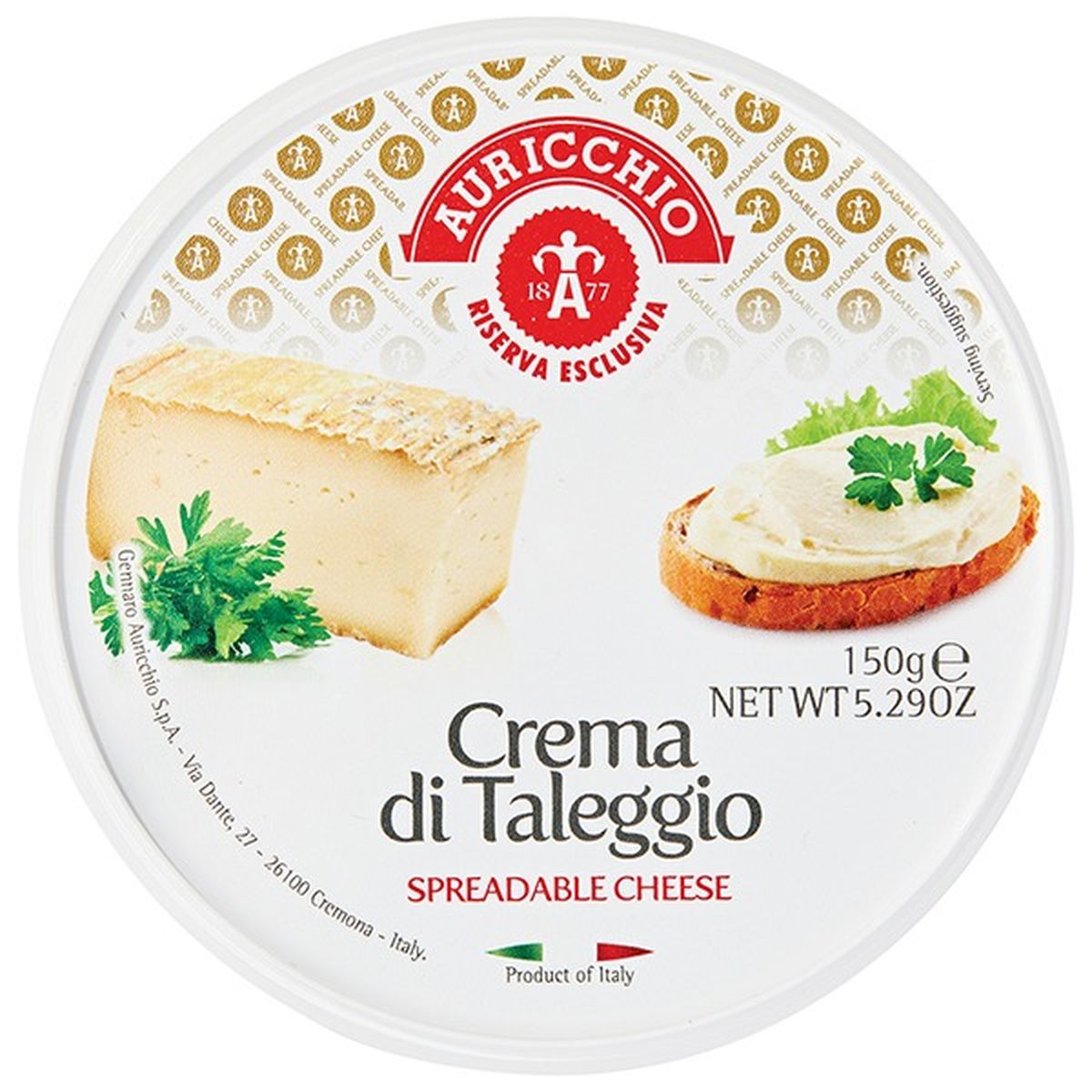 Calories in Auricchio Tallegio Crema